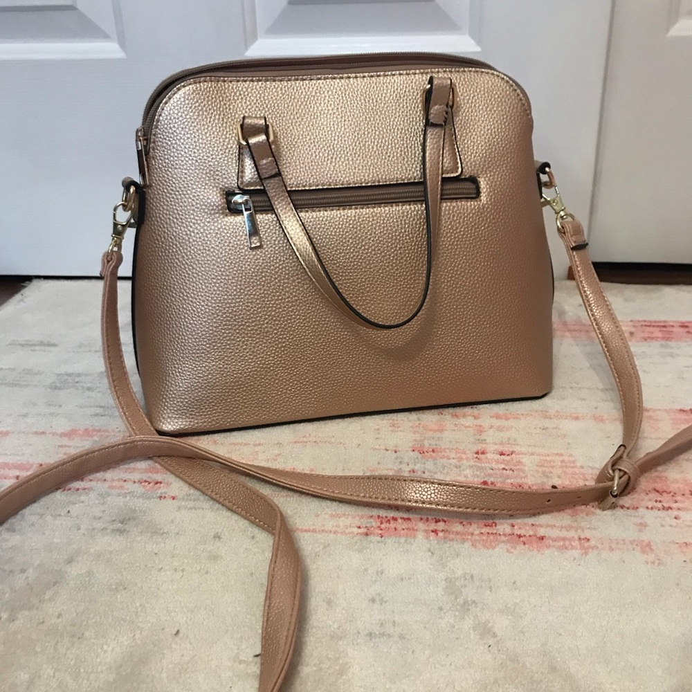 Rose gold purse